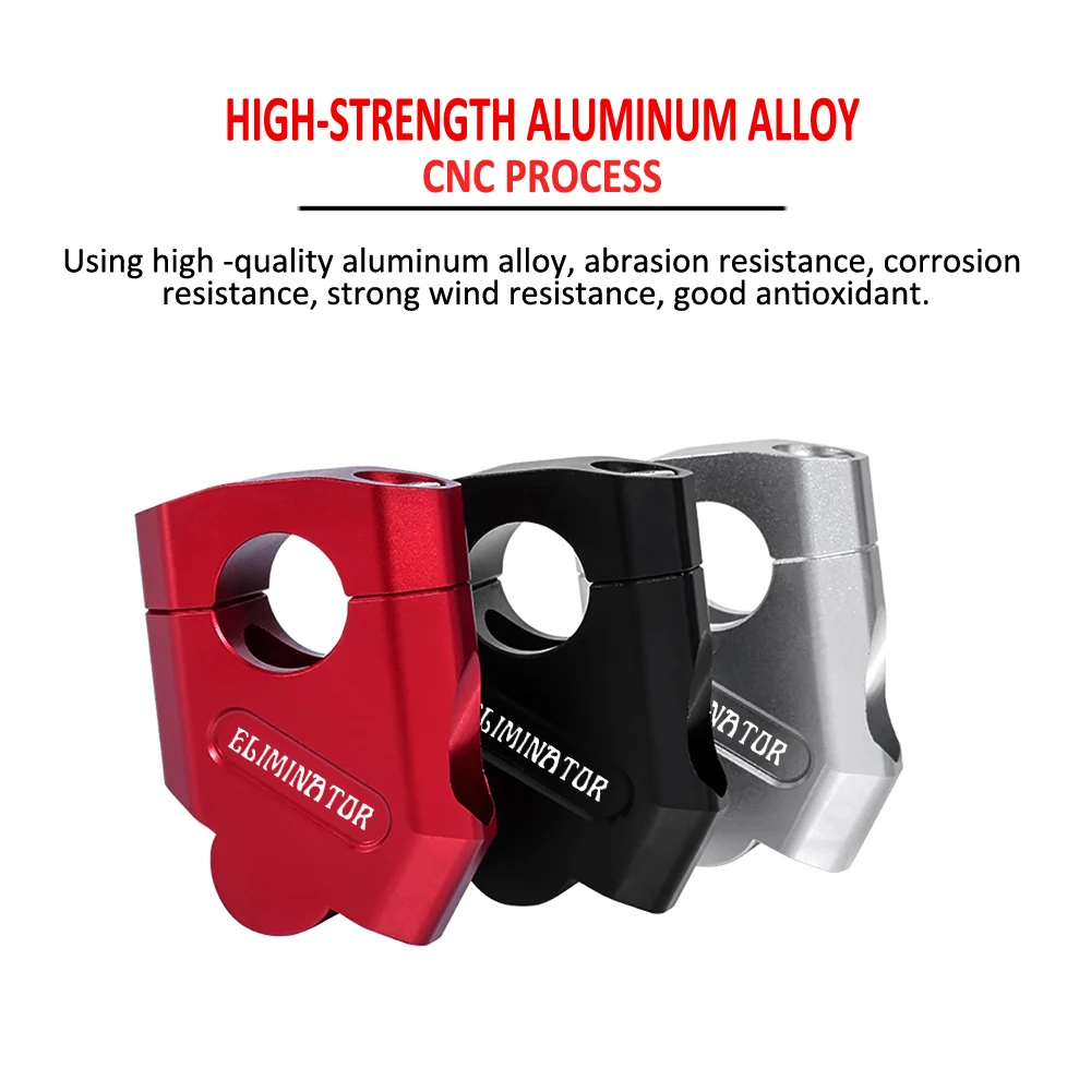 kf-Sa3413d0b329042c799129f0aee55a426Z-For-Eliminator-500-se-2024-400-450-E400-E450-Motorcycle-Handlebar-Riser-Motocross-Heightening-Clamp-Mount